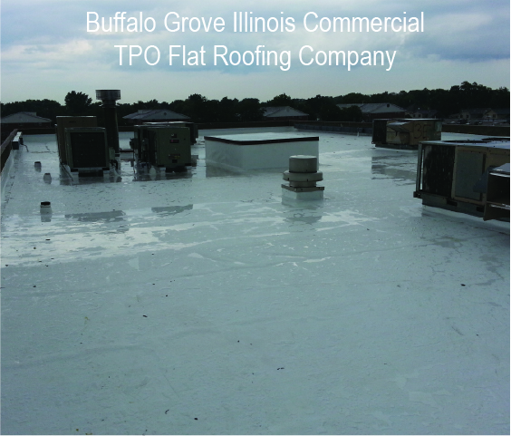 Buffalo Grove Illinois Commercial TPO Flat Roofing Company