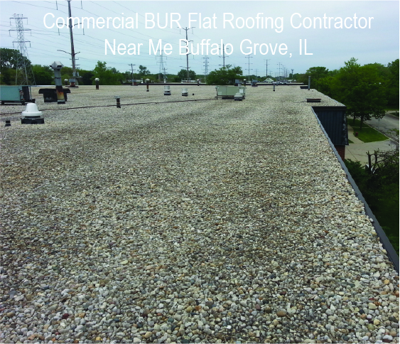Built Up Roof For Commercial Property in Buffalo Grove IL 60089