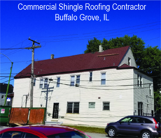 commercial shingle roof for 2 story apartment complex