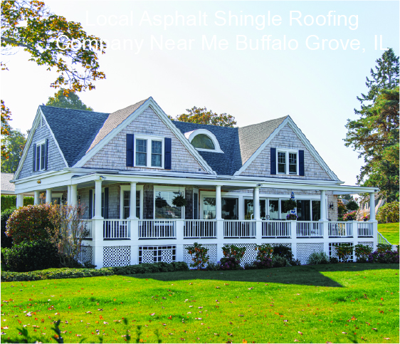Local asphalt shingle roofing replacement in Buffalo Grove