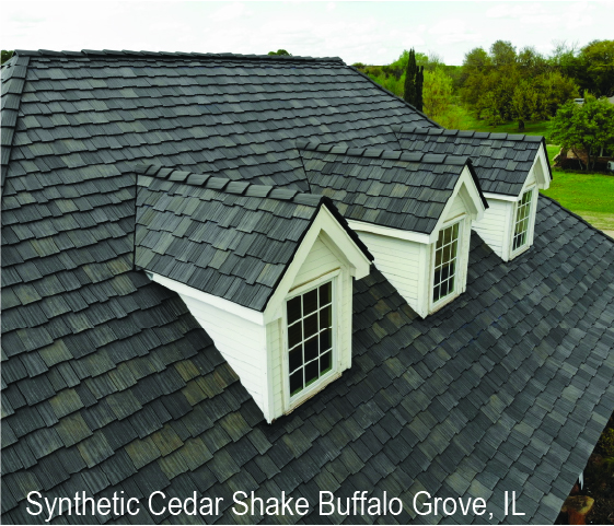 Composite Shingle Roof Replacement Davinci in Buffalo Grove IL